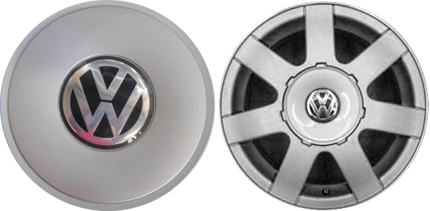 C69722 Volkswagen Passat OEM Silver Center Cap #3B0 601 149